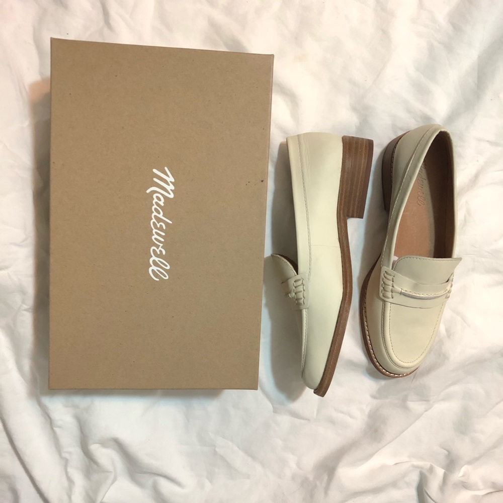 NIB Madewell Elinor Loafer Vintage Canvas Size 8.8 - Picture 2 of 5