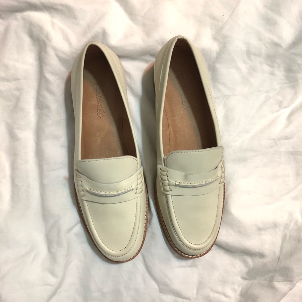 NIB Madewell Elinor Loafer Vintage Canvas Size 8.8 - Picture 3 of 5