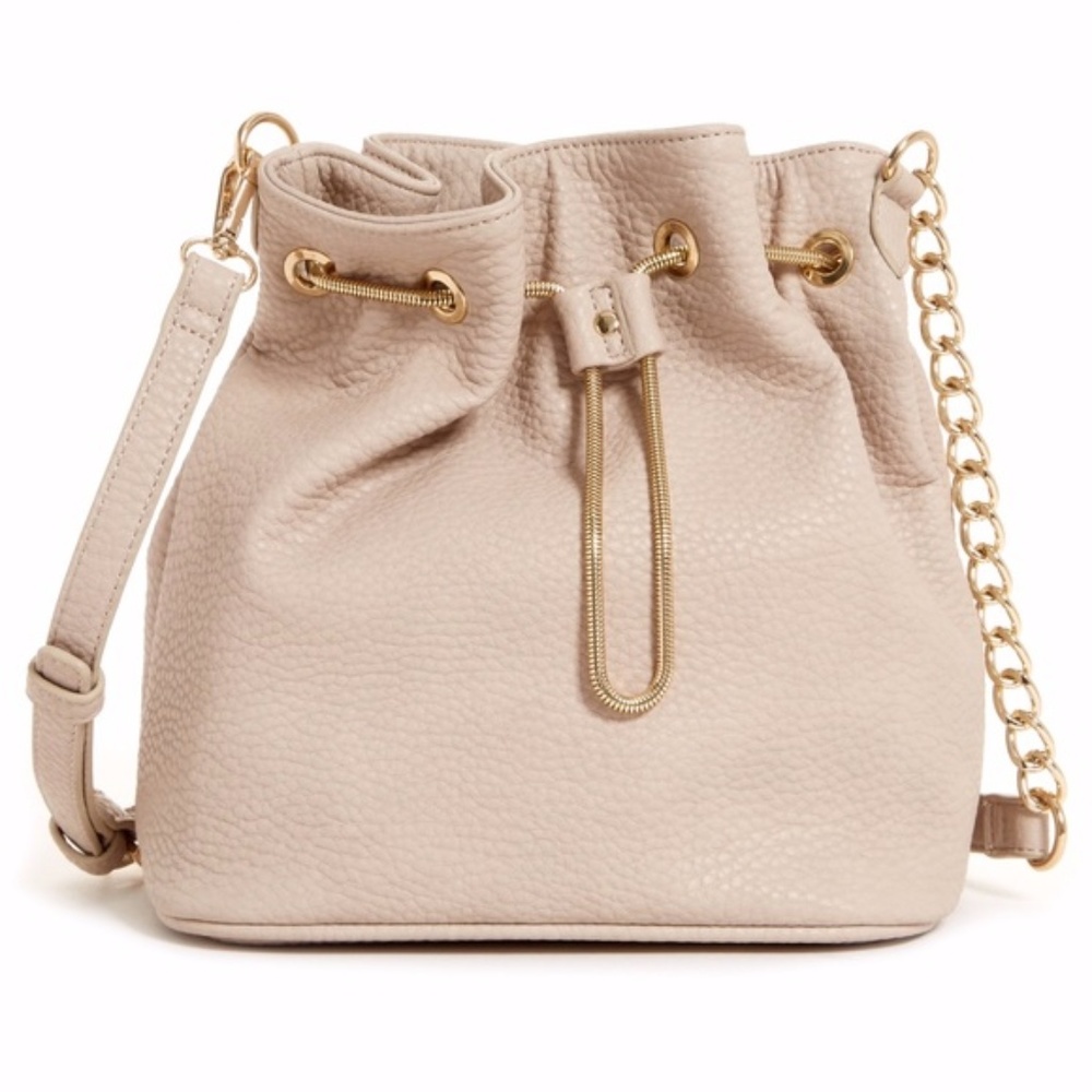 NWOT Republic of Aces DIANNE Bucket Bag in Stone