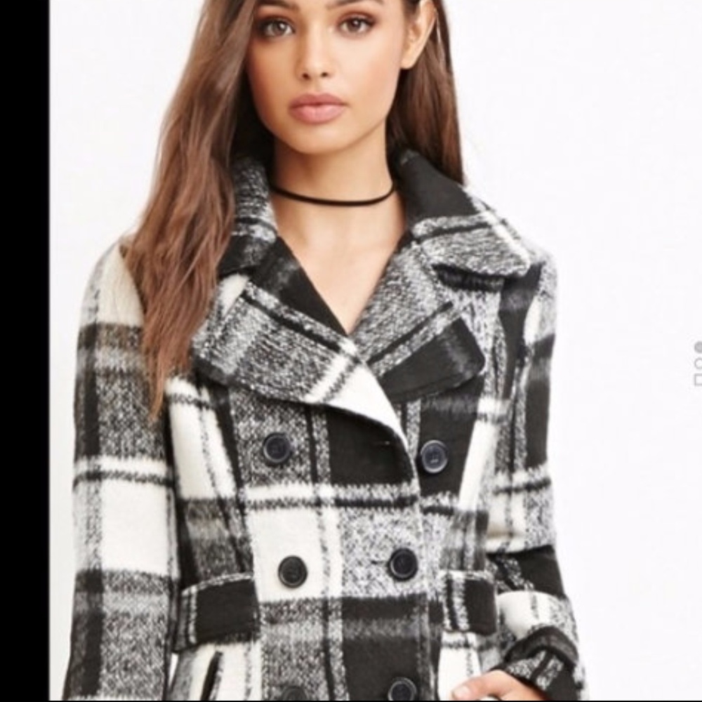 NWOT Tartan Plaid Coat