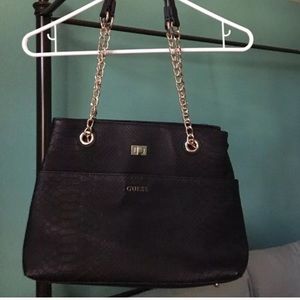 GUESS black faux leather purse SOLD
