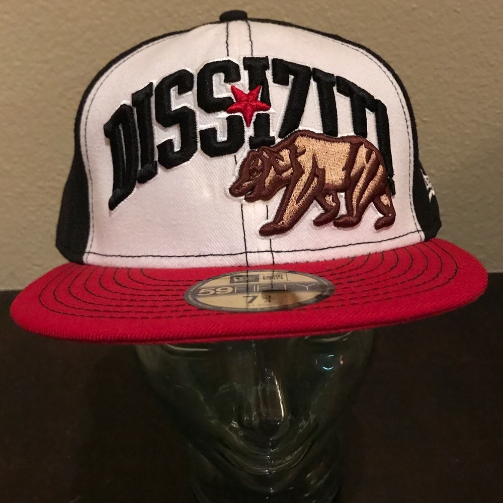 New Dissizit Cali Bear Fitted Cap