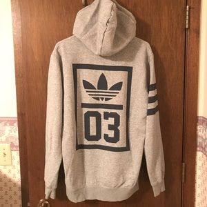 Adidas Zip Up Sweatshirt