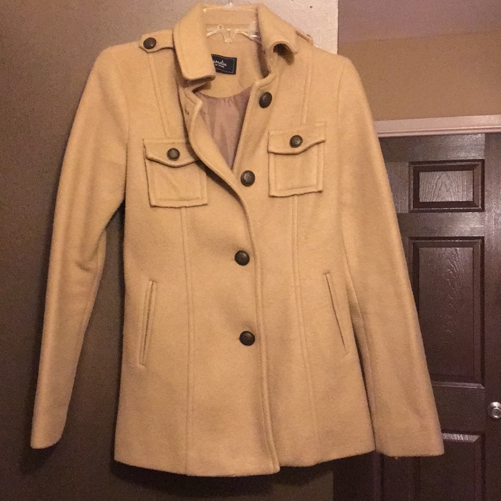 Tan pea coat