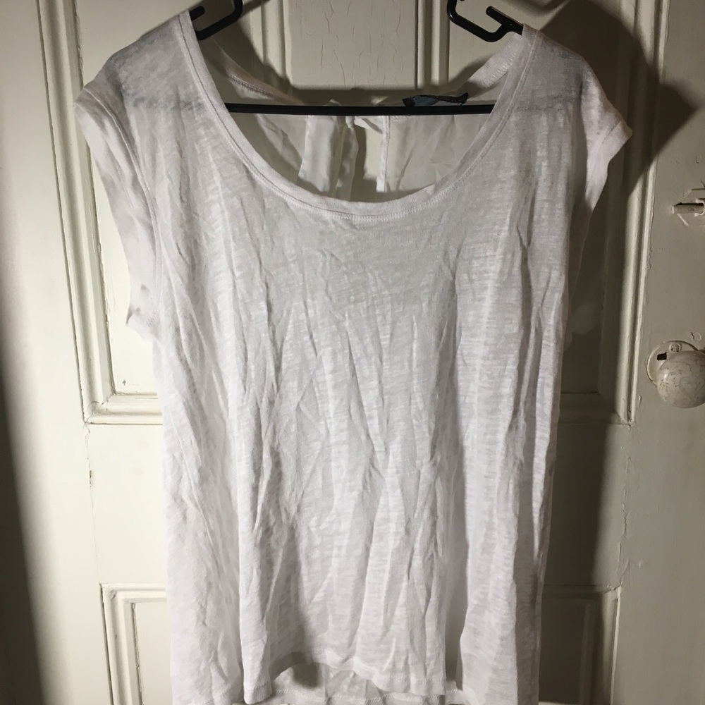 White basic top