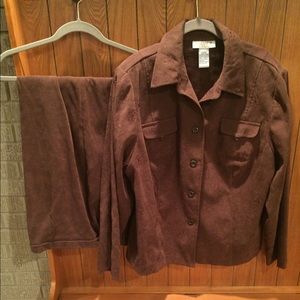 Sag Harbor Brown pantsuit