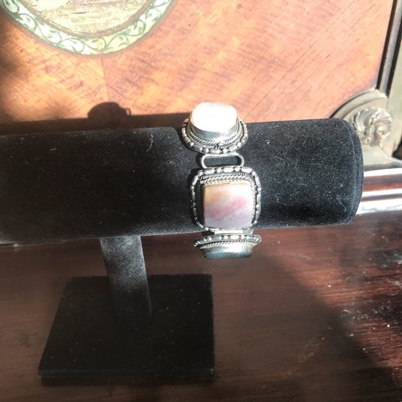 3 PIECE BOHO statement necklace earring bracelet - Picture 5 of 8