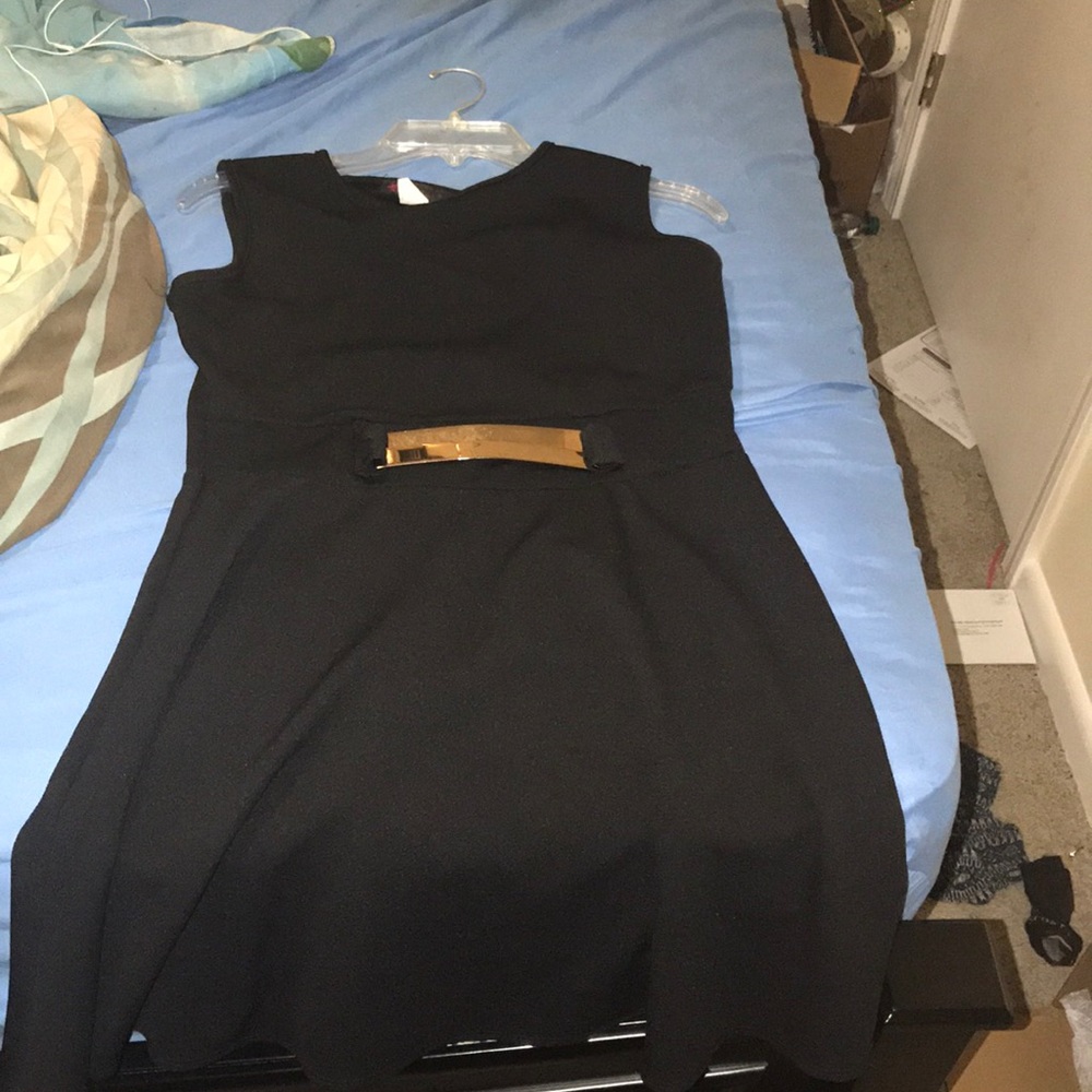 black dress