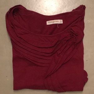 Anthropologie Pilcro ruffle shirt