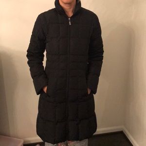 Moncler long down coat