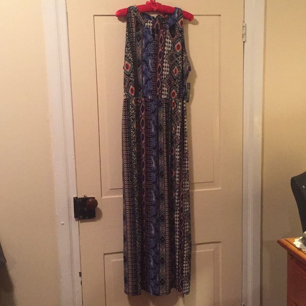 French laundy maxi dress