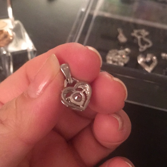 .925 silver heart pendant - Picture 8 of 8
