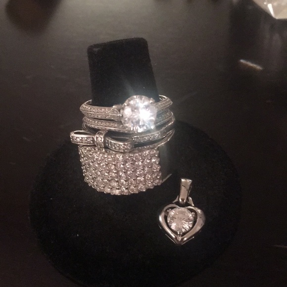 .925 silver heart pendant - Picture 4 of 8