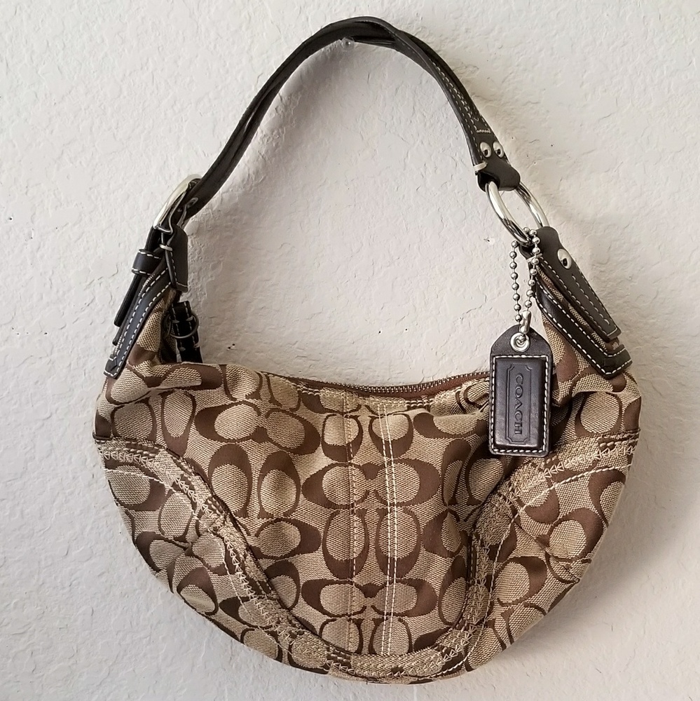 Coach Signature Hobo Handbag