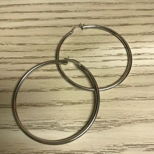 925 sterling hoop earrings