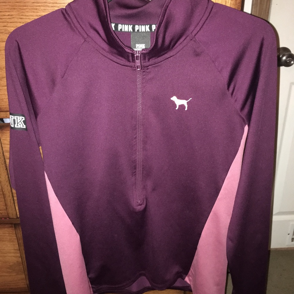 Victoria secret half zip jacket new without tags