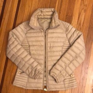 Michael Kors Beige Down Jacket