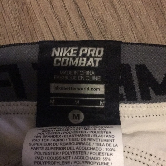 Nike Pro Combat Football leg pads SZ Medium - Picture 3 of 6