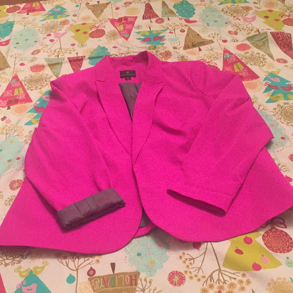 Hot pink Worthington blazer