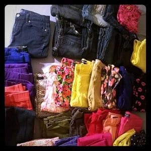 Girls size 12 14 pants and jeans