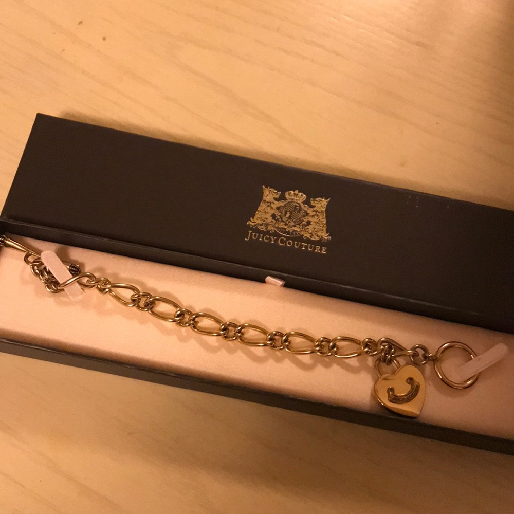 Juicy Couture Gold Banner Starter Bracelet