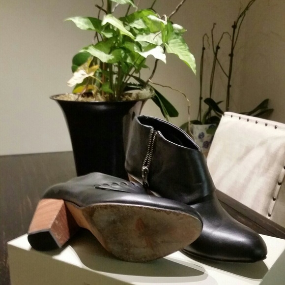 Anthro black booties (discount on bundle -10%) - Picture 3 of 3