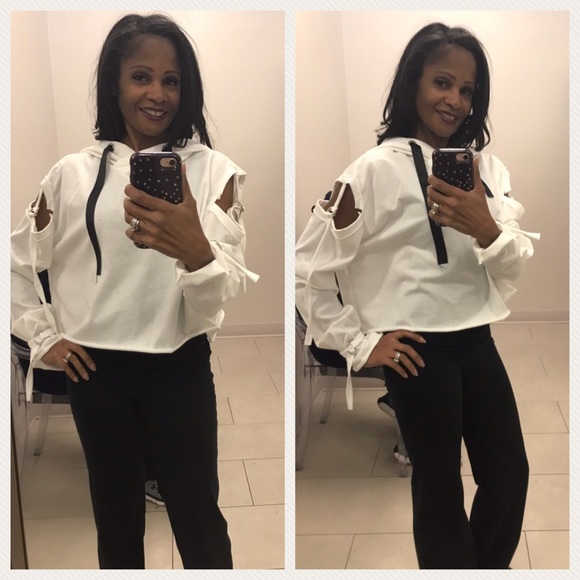 4/$24 Strap Detail Sweatshirt - Picture 2 of 2