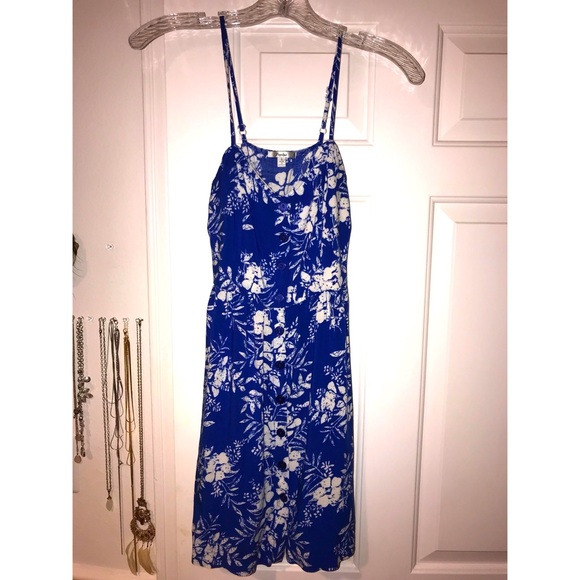 Papaya Dresses & Skirts - Blue and White Floral Dress