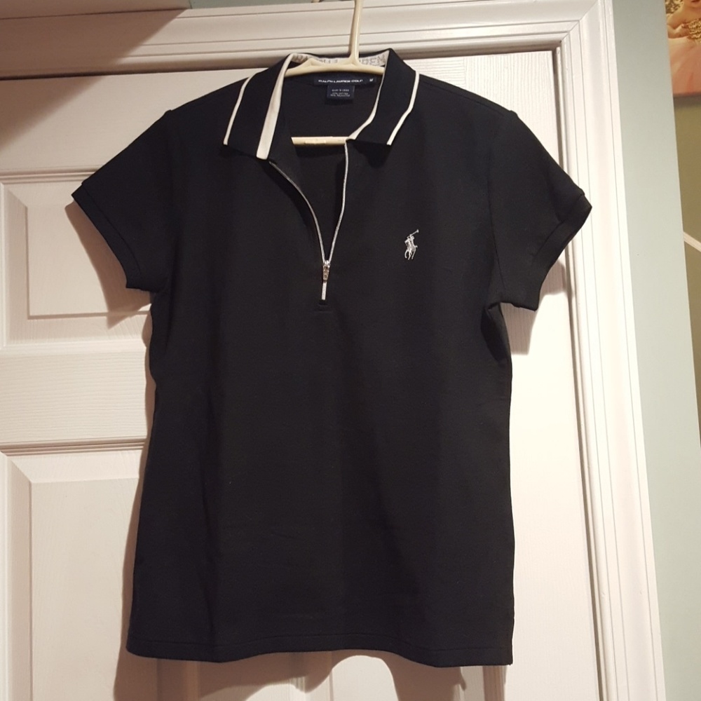 Black Ralph Lauren Golf Shirt