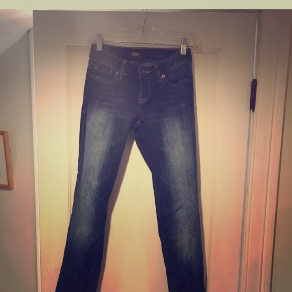 Express Denim Jeans, barely boot cut,