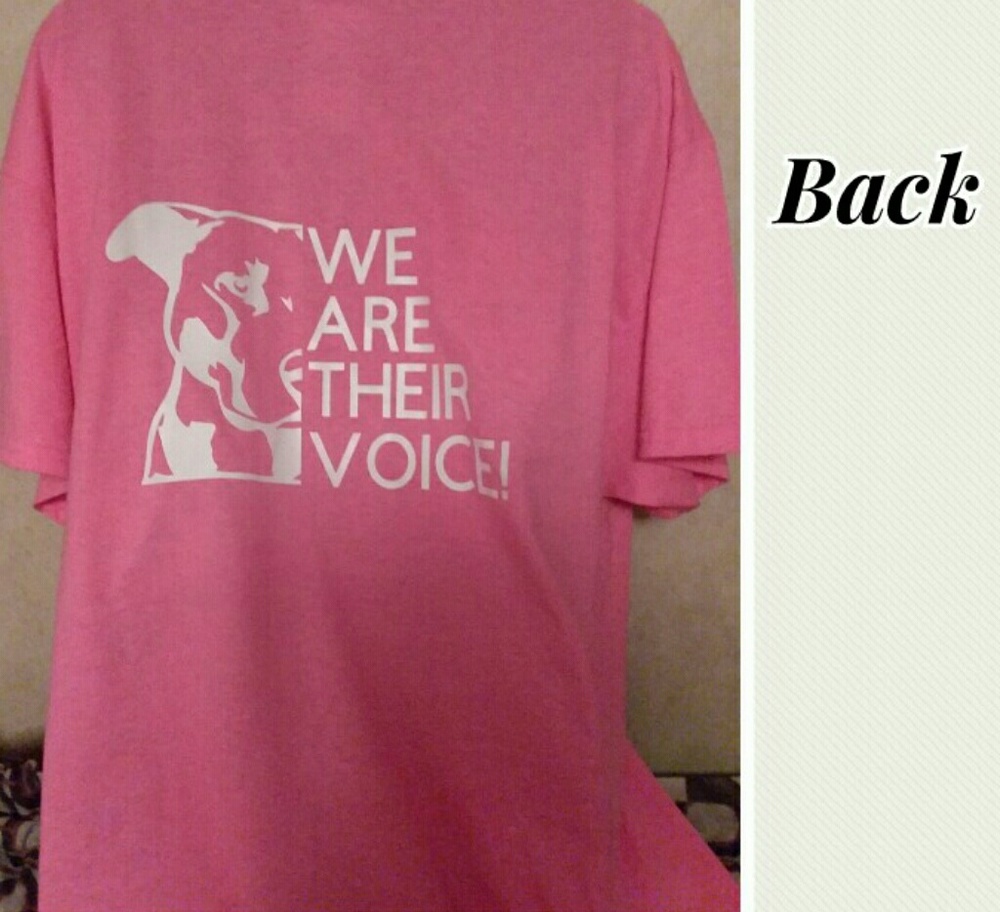 We are their voice shirt