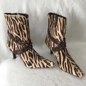 Donald J Pliner Animal Print Boots!