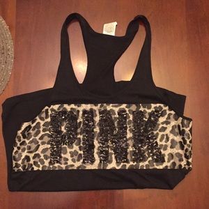 Victoria’s Secret PINK razor back sequence tank