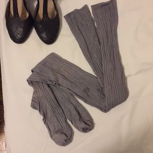 2 for $10 * Silky thigh high socks.