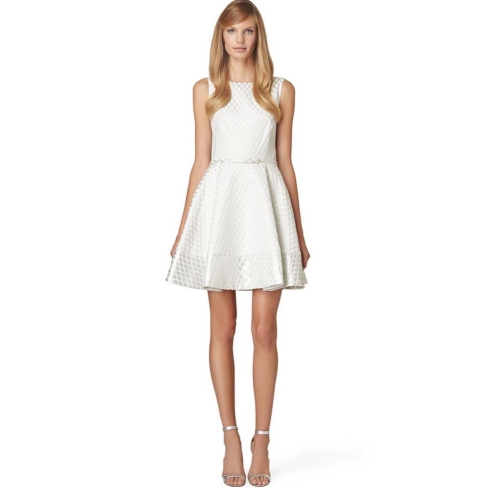 Erin Fetherston Geo Jacquard A-line Dress