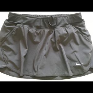 Black Nike running Skort