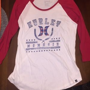 HURLEY BASEBALL TEE