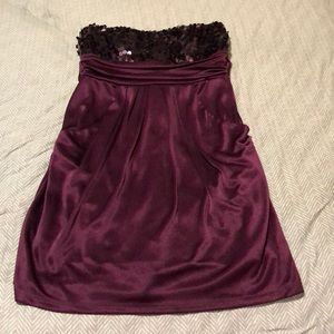 Purple sparkly dress