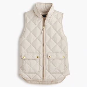 J. Crew Excursion Quilted Down Puffer Vest