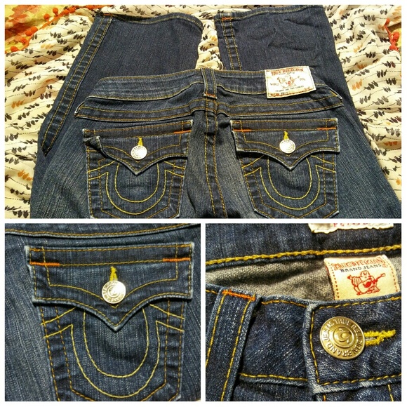 True Religion Jeans Size 26 Waist 2 Petite - Picture 3 of 4
