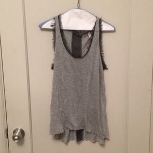 Grey Trimmed Tank Top Emma and Sam