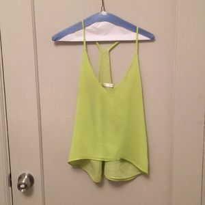 2 LF Millau Pink and Yellow Neon tanks. size S.