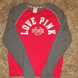 Pink crew neck