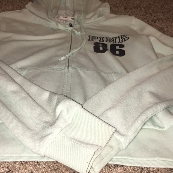 PINK MINT GREEN HOODIE - Picture 4 of 4