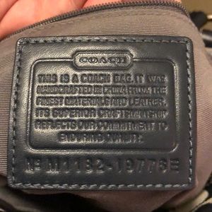 Authentic Coach Navy Bag M1182 19776E $75.00