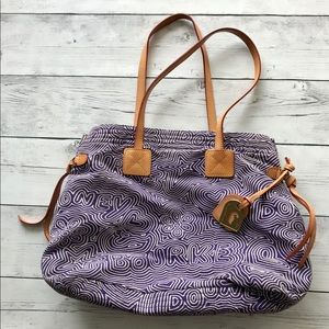 Purple Downey and Burke Bag