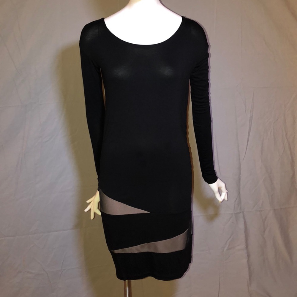 BCBG Max Azria Long Sleeve Jersey Dress