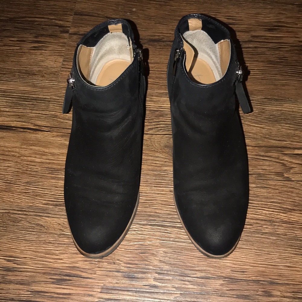 Franco Sarto Black Calissa Wedge Bootie - Picture 1 of 6