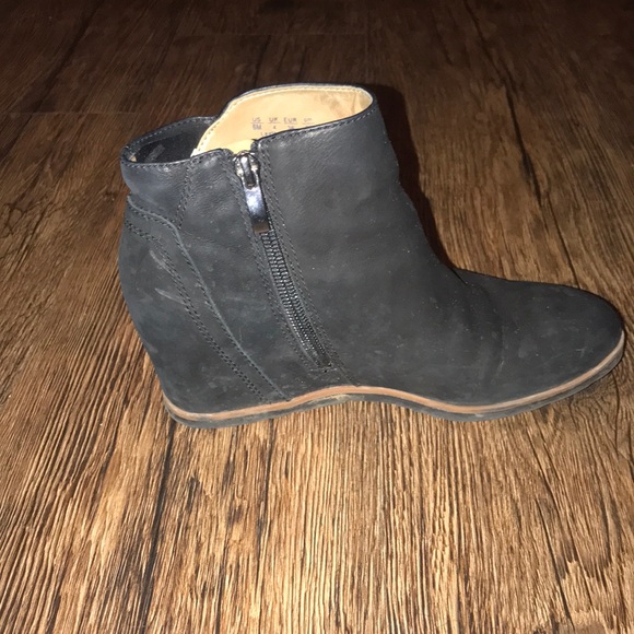 Franco Sarto Black Calissa Wedge Bootie - Picture 5 of 6