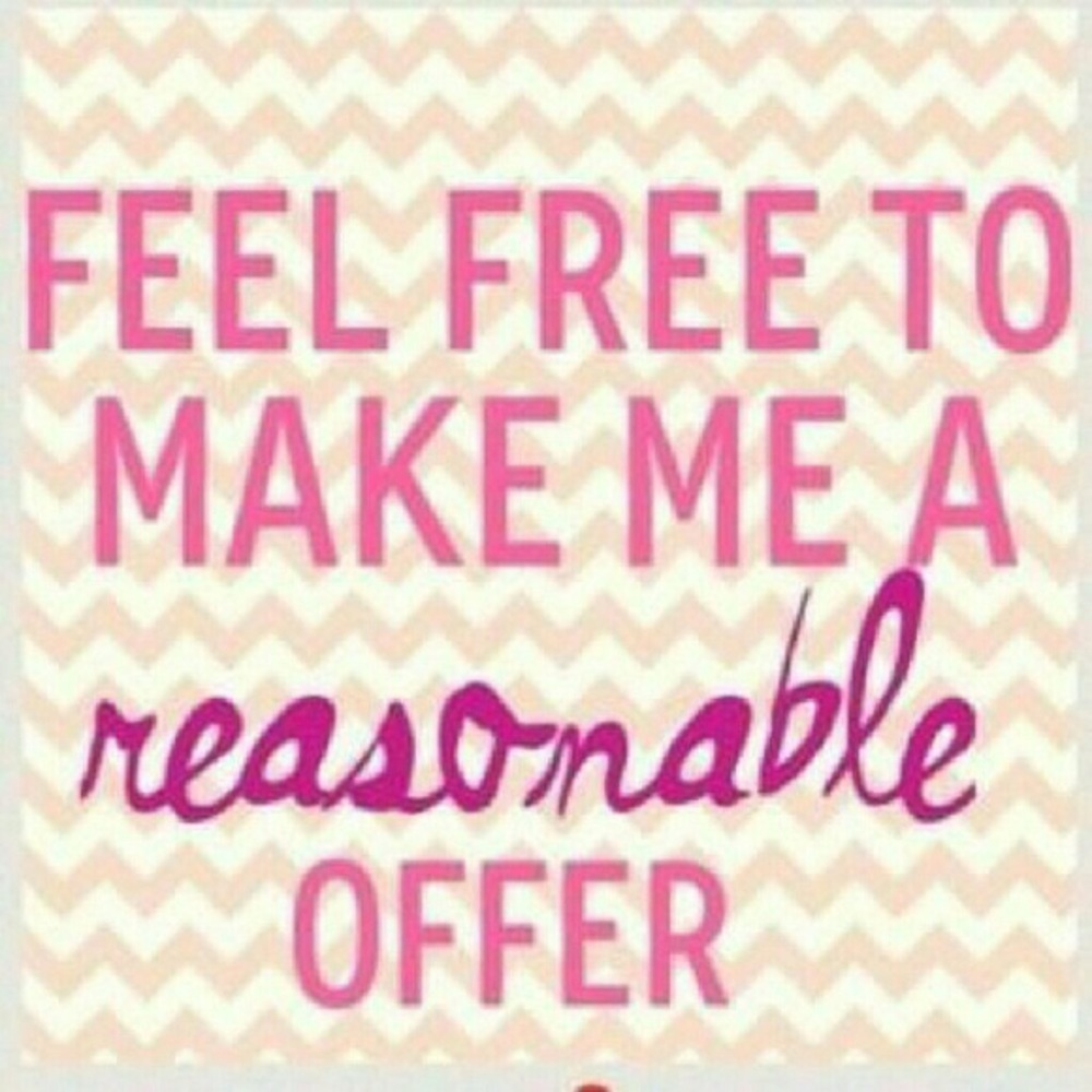 Reasonable offers will be considered!!